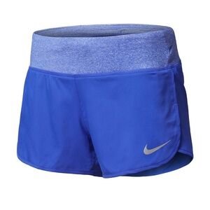 Nike Dri-FIT Blue Running Shorts - Heathered Waistband - Size Small